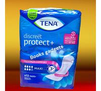 2 Conf. (24 Assorbenti) Tena Discreet Maxi per Perdite Urine Incontinenti