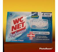 2 Conf. (8 Tavolette) Wc Net Deo Tavoletta Ocean Fresh Igiene Water