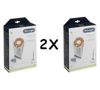 2 Conf. Sacchi Sacchetti Colombina De Longhi Mod XLF DLS35 Originali Microfibra