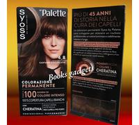 2 Conf. Syoss Palette Tintura Prof. Colorazione Permanent 4_8 Castano Cioccolato