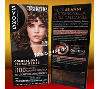 2 Conf. Syoss Palette Tintura Prof. Colorazione Permanente 5_8 Castano Nocciola
