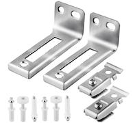 2 Confezione Da Bi Fold Porta Hardware Set Staffe E Guida Ruota