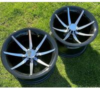 2 Confezione - Golf Cart 14 " x6 " " Classico " Alluminio Offset Ruote /