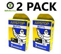 2 Confezione: MICHELIN Airstop Interno Tubo 700x18-25c Valvola Presta 40mm Road