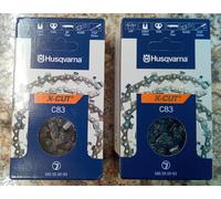 2 Confezione OEM Husqvarna x-Cut C83 28 " Catena Motosega 3/8 .050 Calibro 93DL