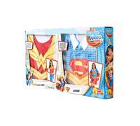 2 Confezione Ragazze Supereroe Autorizzato Costume Supergirl Wonder Woman