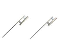 (2 Confezione) Terra Punta per Swooper Asta Piuma Bandiera Windless Sostegno