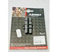 2 CONFEZIONI 4 PEZZI PATTINI FRENI ASHIMA COMPATIBILI SHIMANO BICICLETTA CORSA