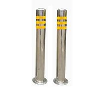 2 Confezioni Addensato In Acciaio Inox Parcheggio Anticollisione Dissuasori Resistenti Con Base E Serratura Per Gli Hotel,In Acciaio Inox Dissuasori Di Parcheggio Per Auto