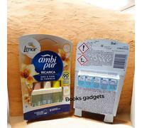 2 PZ x AMBI PUR 3EVOLUTION RICARICA ORO E FIORI DI VANIGLIA PROFUMATORE AMBIENTI
