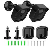 [2 confezioni] Blink Outdoor Supporto da parete per fotocamera, supporto per fotocamera lampeggiante, regolabile a 360°, supporto per supporto per fotocamera, colore nero