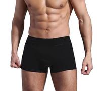 2 Confezioni Boxer da Uomo in Cotone Intimo da Viaggio a Doppia Tasca con 2 Tasche Segrete Nascoste, Anti-furto a Prova di Borseggio Mostra Feste Rave Undies(Schwarz,XL)
