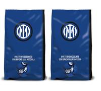 2 Confezioni da 130 Grammi di Ovetti al Finissimo Cioccolato al Latte con Ripeno alla Nocciola INTER