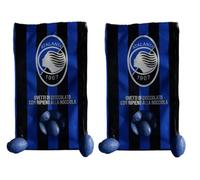 2 Confezioni da 130gr Ovetti di Finissimo Cioccolato al Latte con Ripieno alla Nocciola ATALANTA