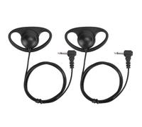 2 Confezioni da 3,5 mm Solo ascolto Auricolare Auricolare Auricolare a Forma di D Senza Microfono