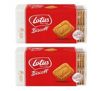 2 Confezioni da 350 Grammi contenenti 4 pacchi di Biscotti -LOTUS- Biscoff