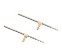 2 Confezioni Di Accessori Per Asta A Vite Per Violino Accessori Per Violino(Silver6.3x1.5)