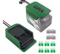 2 confezioni di adattatori per ruote Hitachi 18 V per batteria Metabo HPT 18 V con fusibile, funziona con Hitachi 18 V per Metabo 18 V Power Wheel convertitore batteria per auto Rc, robotica, camion