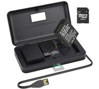 2 confezioni di batterie NP-W126 con caricatore LCD - Caricatore USB con porta di tipo C per Fujifilm NP-W126 NP-W126s, Fuji FinePix HS30EXR HS33EXR HS50EXR X-A1 X-E1 X-E2 X-M1 X-Pro1 X-T1 X-T2