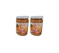 2 Confezioni di confettura Extra di Pere e Rum senza glutine 320 g - 78% di Frutta, Pere Italiane - Con Frutta di Alta qualità, Vegan - Senza conservanti e coloranti