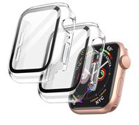2 Confezioni di Custodia 3 IN 1 Con Protezione Schermo Compatibile Con Apple Watch Serie 10, 9, SE, 8, 7, 6, 5, 4 da 40mm, 41mm, 44mm, 45mm, 42mm, 46mm, 49mm, Protezione Integrale, Con Paraurti In Vet