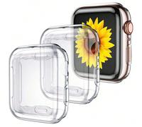 [2 Confezioni di Custodie in TPU Trasparente per ] Protezione a 360° - Impermeabile, anti-urto e antiscivolo, Compatibile con 49/45/44/42/41/40/38mm, Serie Ultra/9/8/7/6/SE/5/4/3 - Gusci protettivi a