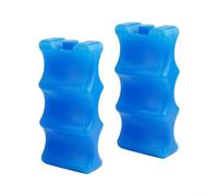 2 confezioni di ghiaccio in gel per bevande, refrigerante riutilizzabile per terapia del freddo, per birra e acqua gassata, adatta per lattine da 340,2 g e 453,6 g