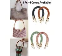 2 confezioni di manici per borse in pelle sintetica con fibbie a molla dorate, cinghie a catena fai-da-te per borse, forniture per la realizzazione di portafogli con polsino, manici decorativi fai-da-