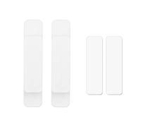 2 confezioni di maniglie for cassetti e finestre, autoadesive, for porte e guardaroba, organizer, appiccicose, apri e chiudi, dispositivo ausiliario for porte scorrevoli(A-white 02)