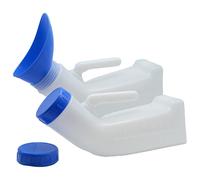 2 Confezioni di Orinatoio Unisex un Prova di Fuoriuscita per Uomini e Donne con Coperchio un Vite Imbuto per Orinatoio per Viaggi All'Aperto