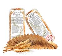 2 confezioni di pane bauletto BIANCO KETO PROTEICO Line@diet | 30% di PROTEINE, low carb, low sugar, ipocalorico, ricco di FIBRE (2 confezioni pane bianco)