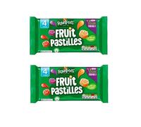 2 confezioni di PASTIGLIELLI ROWNTREE'S Fruit 4 tubi x 52 g