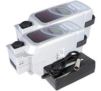 2 confezioni di power pack compatibili con il sistema di azionamento Panasonic Deluxe 36V 17Ah 612Wh incluso 1 caricabatterie rapido