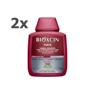 2 confezioni di shampoo Bioxcin Forte contro la caduta intensa dei capelli ra...