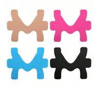 2 confezioni di supporti per caviglia - stabilizzatori per caviglia regolabili con fasce elastiche pre-tagliate, design traspirante, adatti per sport e fitness - blu/nero/nudo/fucsia 2 pezzi neri,2 pe