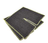 2 confezioni di tappetini per saldatura idraulici brasatura pad avvolgente design tubo per isolamento termico ignifugo protezione saldatura 25 x 25 cm