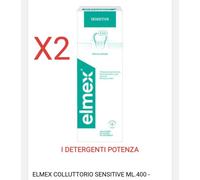 2 CONFEZIONI Elmex Colluttorio Sensitive New 400ml