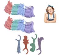2 Confezioni Filo Interdentale per Bambini, 80 Stick con Impugnatura a Forma di Animale, Filo Sicuro e Delicato per Pulizia Interdentale Denti e Gengive, Igiene Orale per Bambini Dai 3 Anni