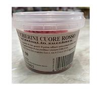 2 Confezioni gr. 50 Cuoricini in zucchero rossi misura 5 mm. per dolci e torte - Centro Decorazioni Dolci
