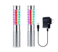 2 confezioni LED Bottle Lights - Ricaricabile Strobe Sticks and Luminous Sticks for Champagne Bottles Bar, Club, Party, Birthday, Wedding, Eventi (colore)