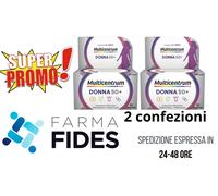 2 CONFEZIONI MULTICENTRUM DONNA 50+ 30CPR
