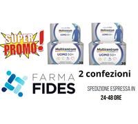 2 CONFEZIONI MULTICENTRUM UOMO 50+ INTEGRATORE MULTIVITAMINICO 30 COMPRESSE