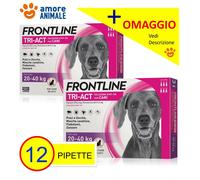 2 CONFEZIONI (+OV) Frontline TRI-ACT 6 pipette x cani 20-40 kg Antiparassitario