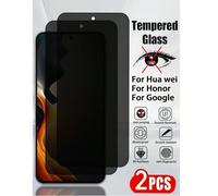 [2 Confezioni] Pellicola protettiva per schermo anti-spia in vetro temperato compatibile con Huawei/Honor/Telefoni, compatibile con Huawei P40 Lite, P40 Lite E, Honor 200 Lite, X60i, 9, 9 Pro, 9 Pro X
