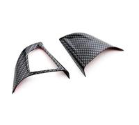 2 Confezioni Per Chevrolet Per Cruze Per Sedan Hatchback 2009-2015 Coprivolante Cromato Per Auto Accessori Adesivi Auto Accessori Interno Tuning(Carbon single hole)
