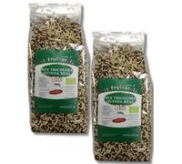 2 confezioni QUINOA TRICOLORE 500 GR cad - ROSSA BIANCA NERA biologica