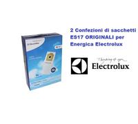 2 CONFEZIONI SACCHETTI ELECTROLUX ES17 ULTRA ENERGICA ORIGINALI EENB52CB
