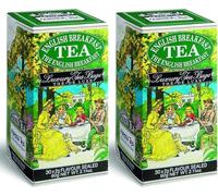 2 Confezioni Tè English Breakfast da 30 filtri Mlesna - Il gusto corposo del Tè nero di Ceylon ideale per la colazione