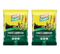 2 confezioni vigor plant terriccio specifico per Piante Carnivore 5 Litri