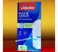 2 Confezioni Vileda Flex & Catch RICAMBI per Piumino Catturapolvere (5 Refills)
